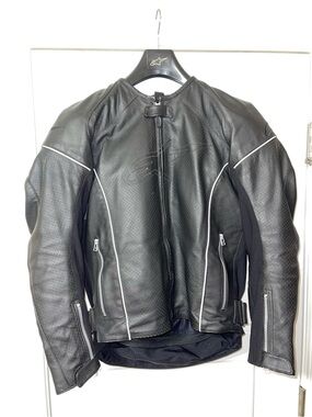 Alpinestars TZ-1 Leather Jacket XL + Armor Set
